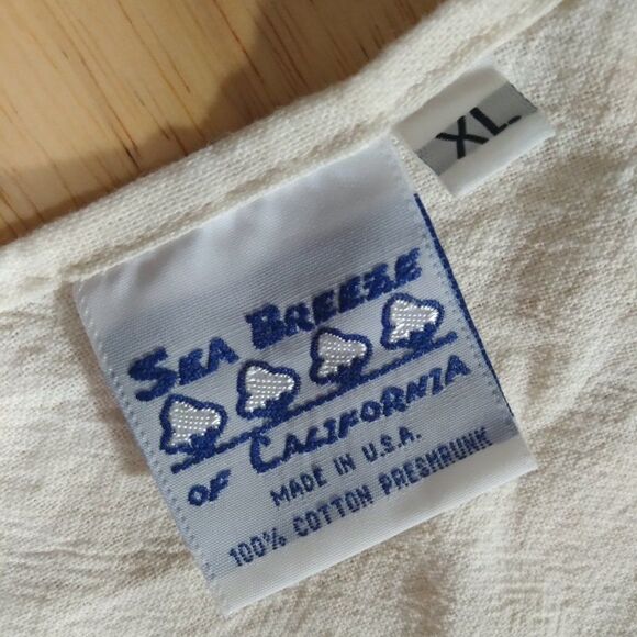 Vintage Sea Breeze Of California Tank Top Shirt - Picture 5 of 6